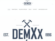 Tablet Screenshot of demxx.com